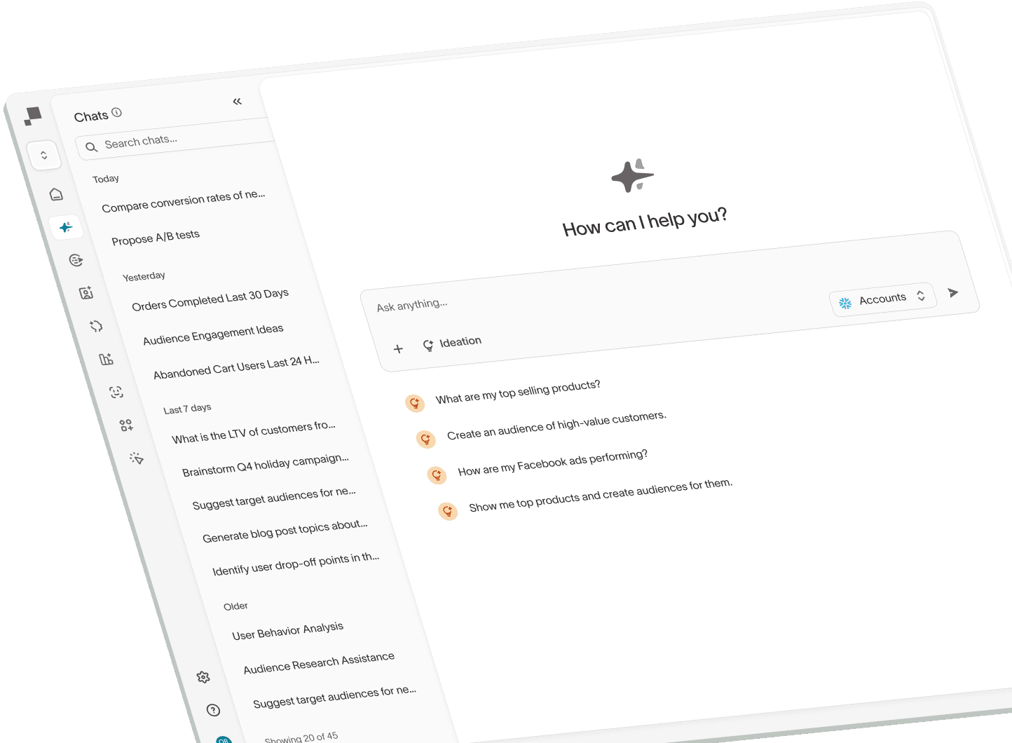 Hightouch Agents product interface