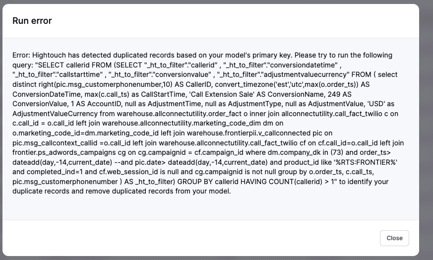 Image of Sync Level Errors before