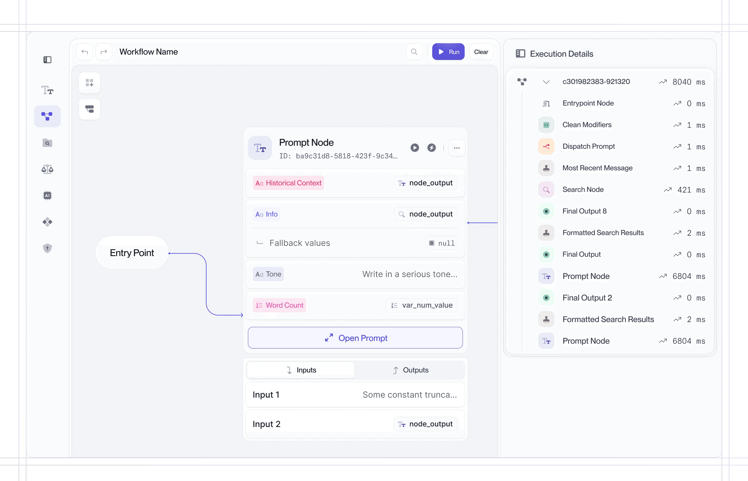 An example of of an agentic workflow in Vellum