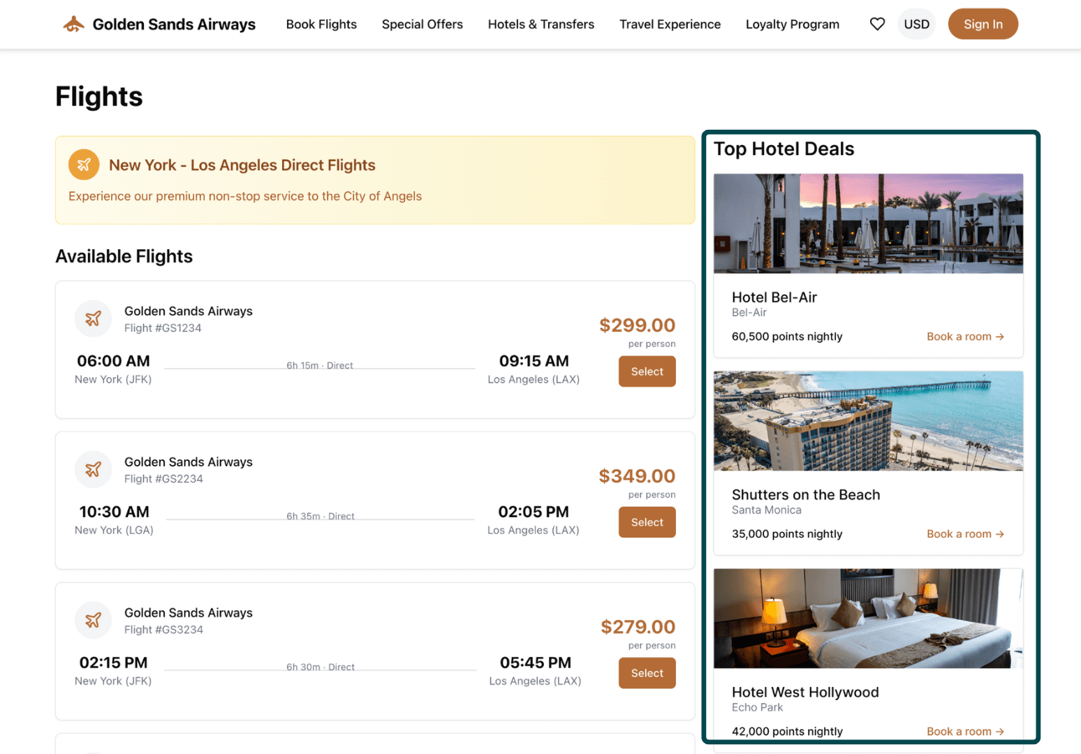 Dynamic Hotel Ads