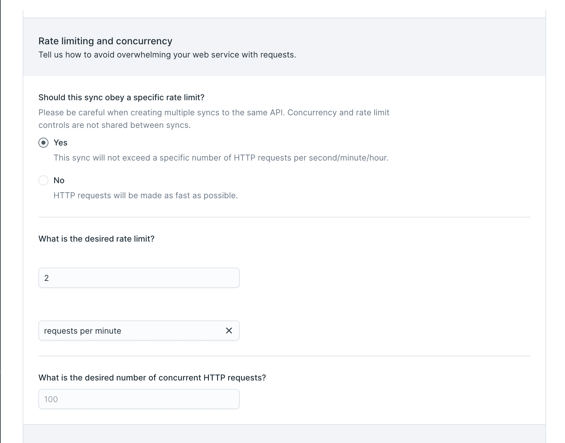 Hightouch Rate Limiting
