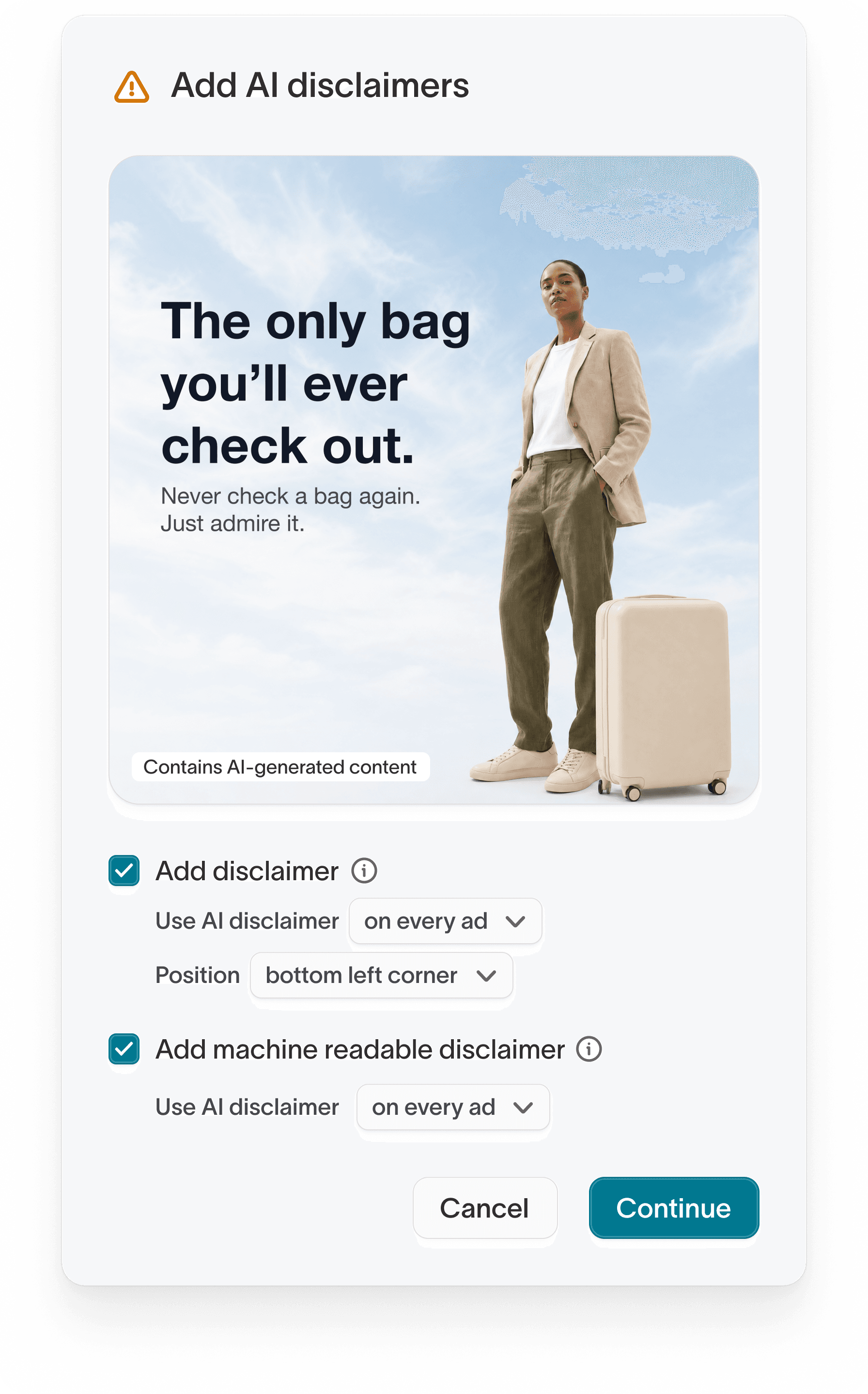 AI disclosures