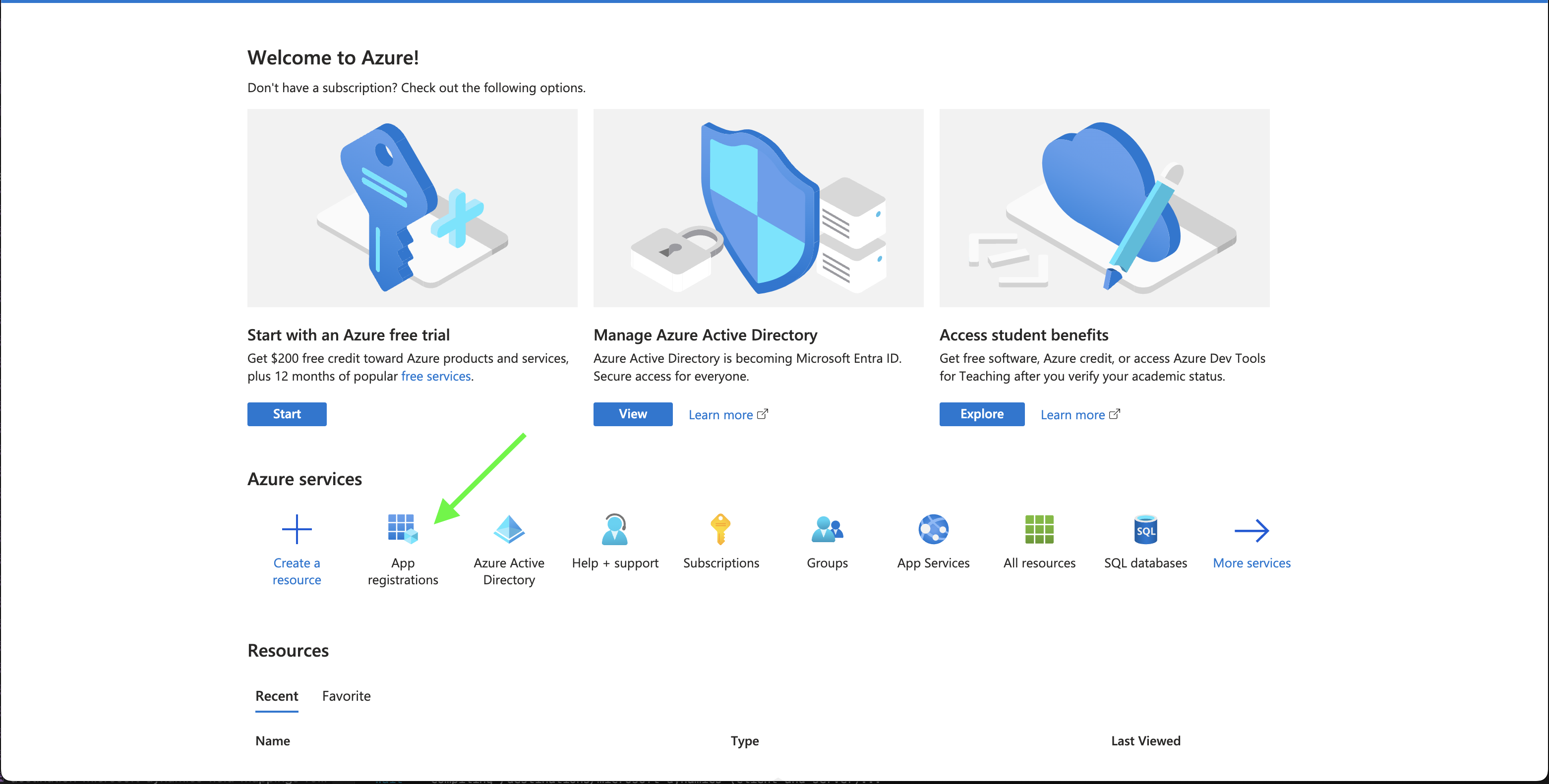 Azure Ad portal