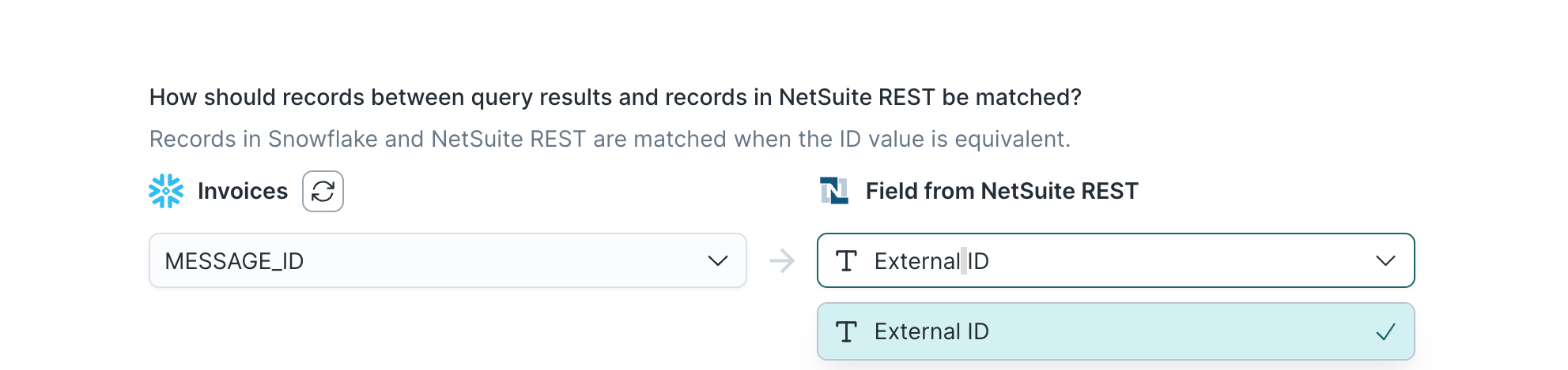 Record matching in the Hightouch UI